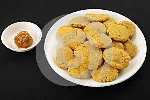 Mathri- a North Indian snack food.