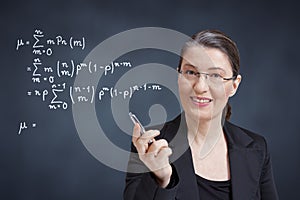 Maths teacher tutor professor blackboard