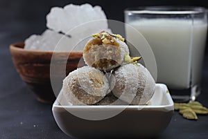 Mathura ka peda ,Milk peda Indian Sweet or malai peda ,milk fudge