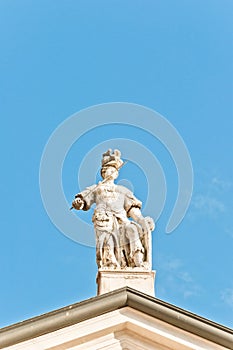 Matilde di Canossa statue in San Benedetto Po, Italy