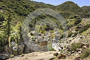 Matilija Creek landscape in Los Padres National Forest, CA, USA