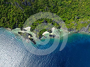 Matinloc Island in El Nido, Philippines.