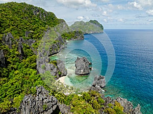 Matinloc Island in El Nido, Philippines.