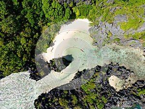 Matinloc Island in El Nido, Philippines.