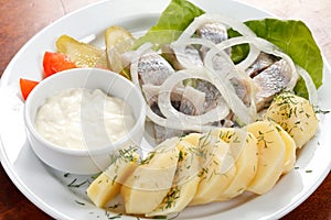 Matjes with Potatoes