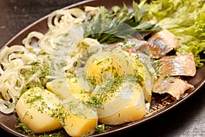 Matjes with Potatoes