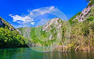 Matka canyon in macedonia near skopje...IMAGE