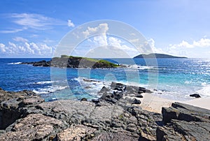 Matojo cay near Caribbean coast of Isla Culebra photo