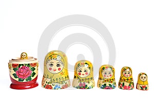Matreshka line isolated