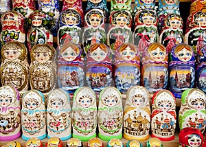Matreshki on display