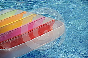 Matress in pool photo