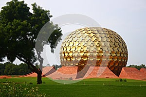Matrimandir at Auroville, Pondicherry photo