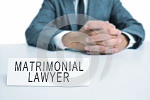 Matrimonial lawyer