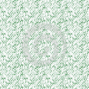 Matrix background with the green symbols. Seamless