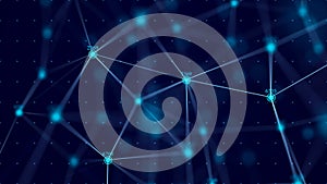 Matrix background with numbers. Technological binary code. Big data analytics. 3d rendering