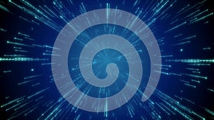 Matrix, binary code - computer application, Internet concept