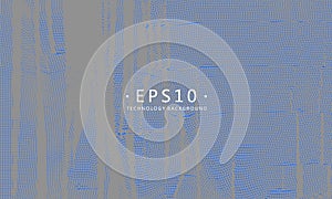 Matrix of countless blocks, big data.