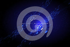 Matrix of countless blocks, big data, quantum computer concept,cloud computing