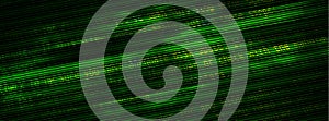 Matrix Digital Binary Code Background. Hacking Concept