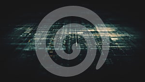 Matrix Display Information Network Simulation