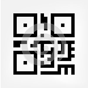 Digital check code icon