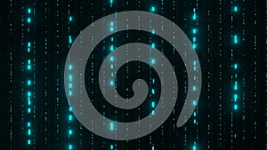 Matrix style binary code pink background, Data code, decryption and encoding