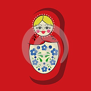 Matryoshka vector photo