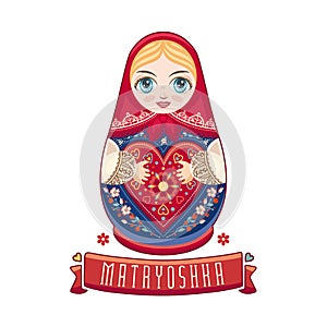 Matryoshka. Babushka doll.