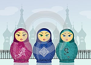 Matryoshka dolls