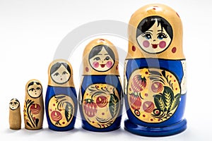 Matryoshka family. Russian doll