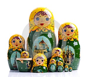 Matryoshka - Russian nested dolls photo