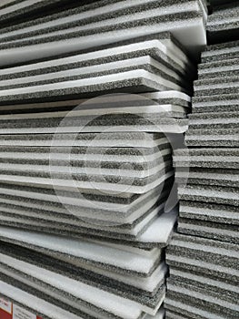 mats made of thermal insulation material of foamed polyethylene tepofol
