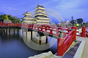 Matsumoto Castle in Matsumoto, Japan