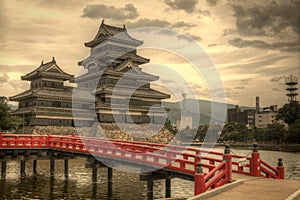 Matsumoto Castle in Matsumoto, Japan