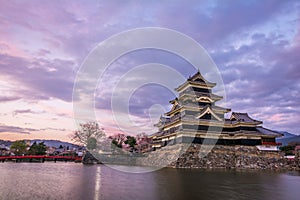 Matsumoto Castle Matsumoto-jo, a Japanese premier historic castles in easthern Honshu, Matsumoto-shi, Chubu region, Nagano