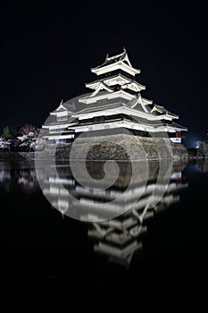 Matsumoto Castle Matsumoto-jo, a Japanese premier historic castles in easthern Honshu, Matsumoto-shi, Chubu region, Nagano