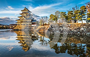 Matsumoto castle, national treasure of Japan