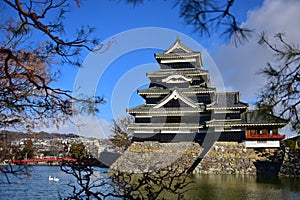 Matsumoto Castle from the Sengoku period in Japan