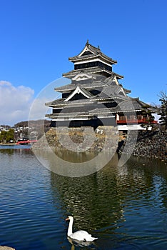 Matsumoto Castle from the Sengoku period in Japan