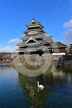 Matsumoto Castle from the Sengoku period in Japan