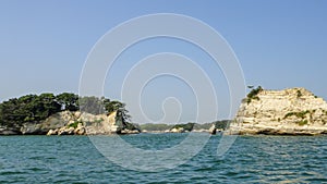 Matsushima Bay Sightseeing Cruises. Matsushima Bay is ranked as one of the Three Views of Japan.