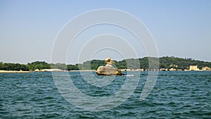 Matsushima Bay Sightseeing Cruises. Matsushima Bay is ranked as one of the Three Views of Japan. photo