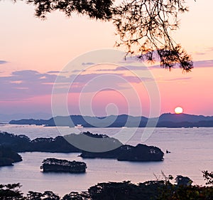 Matsushima at sunrise photo