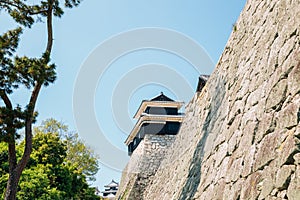 Matsuyama Castle fortress in Matsuyama, Shikoku, Japan