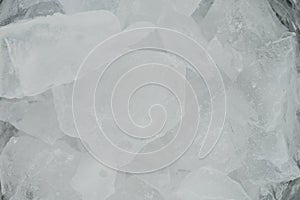 Matte white ice crystal background