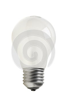 Matted tungsten light bulb