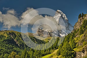 Matterhorn the iconic mountain of Switzerland