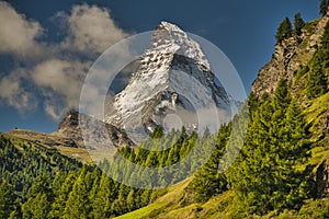 Matterhorn the iconic mountain of Switzerland