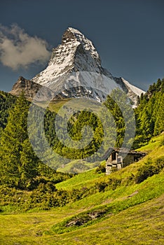 Matterhorn the iconic mountain of Switzerland