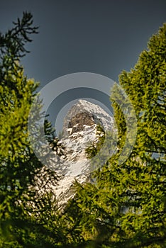 Matterhorn the iconic mountain of Switzerland